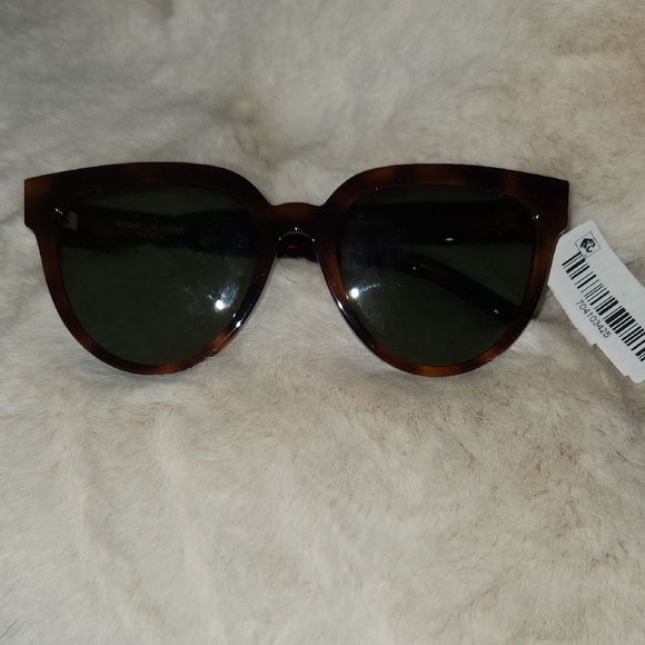 NWT Saint Laurent Tortoise Shell Sunglasses - Picture 1 of 5